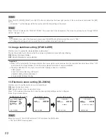 Preview for 22 page of Panasonic WV-CW324LE Series Operating Instructions Manual