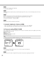 Preview for 22 page of Panasonic WV-CW504S Operating Instructions Manual