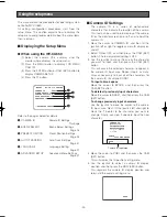 Preview for 24 page of Panasonic WV-CW970 Operating Instructions Manual