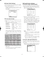 Preview for 25 page of Panasonic WV-CW970 Operating Instructions Manual