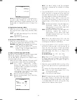 Preview for 31 page of Panasonic WV-CW970 Operating Instructions Manual