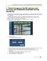Preview for 27 page of Panasonic WV-SW559 Operating Instructions Manual
