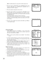 Preview for 27 page of Panasonic WVCS854A - COLOR CCTV CAMERA Operating Instructions Manual