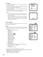Preview for 28 page of Panasonic WVCS854A - COLOR CCTV CAMERA Operating Instructions Manual