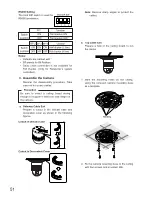 Preview for 50 page of Panasonic WVCS854A - COLOR CCTV CAMERA Operating Instructions Manual