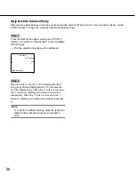 Preview for 58 page of Panasonic WVNP1000 - NETWORK CAMERA Operating Instructions Manual