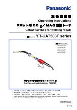 Preview for 1 page of Panasonic YT-CAT503T Series Operating Instructions Manual