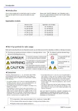 Preview for 8 page of Panasonic YT-CAT503T Series Operating Instructions Manual