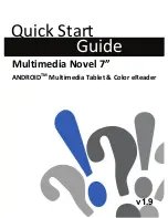 Pandigital novel Quick Start Manual preview