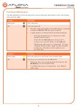 Предварительный просмотр 8 страницы Panduit Atlona AT-DISP-CTRL Installation Manual
