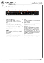 Preview for 3 page of Panduit ATLONA AT-HDR-CAT-2 Installation Manual