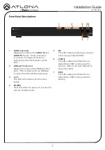 Preview for 2 page of Panduit ATLONA AT-UHD-CAT-8 Installation Manual