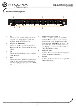 Preview for 3 page of Panduit ATLONA AT-UHD-CAT-8 Installation Manual