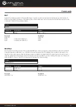 Preview for 13 page of Panduit ATLONA AT-UHD-CLSO-601 Application Programming Interface