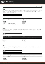 Preview for 19 page of Panduit ATLONA AT-UHD-CLSO-601 Application Programming Interface