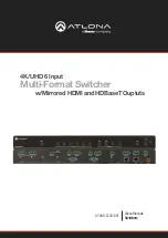 Panduit ATLONA AT-UHD-CLSO-601 Manual preview