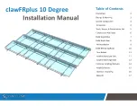 Предварительный просмотр 1 страницы PanelClaw clawFRplus 10 Degree Installation Manual