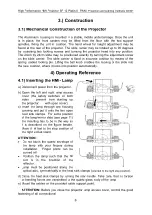 Предварительный просмотр 7 страницы Pani BP12 Instruction Manual