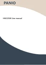 Panio HW2250K User Manual preview