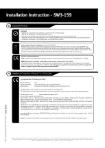 Предварительный просмотр 2 страницы Panorama Antennas SW3-159 Installation Instructions