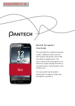 Pantech Pantech Perception User Manual preview