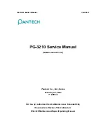 Pantech PG-3210 Service Manual preview