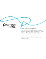 Pantech Renue User Manual предпросмотр