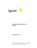 Предварительный просмотр 2 страницы Pantech Sprint PX-500 Quick Start Manual