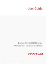 Pantum M9106 Series User Manual preview