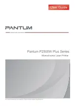 Pantum P2500W Plus Series User Manual preview