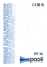 Paoli Avvitatori DP 36 Operating And Maintenance Manual предпросмотр