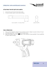 Предварительный просмотр 13 страницы Paoli TOOLKIT Operating And Maintenance Manual