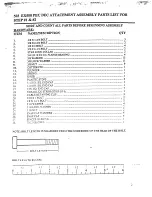 Предварительный просмотр 2 страницы ParaBody 503 Assembly Instruction Sheet