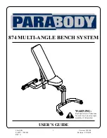 Preview for 1 page of ParaBody 874 User Manual