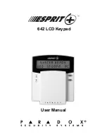 Paradox Esprit+ 642 User Manual preview