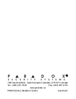 Preview for 44 page of Paradox Esprit+ 642 User Manual