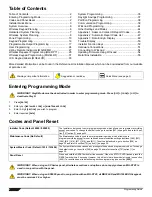 Preview for 2 page of Paradox SP5500 Programming Manual