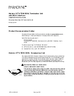 Preview for 1 page of Paradyne Hotwire 8774 Installation Instructions Manual