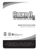 Paramount Fitness Clear 03 Installation Manual preview