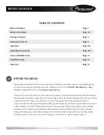 Preview for 2 page of Paramount Fitness KLD7002S Operating Instructions Manual