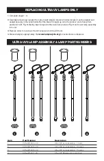 Предварительный просмотр 4 страницы Paramount Fitness Ultra UV2 Replacement Manual