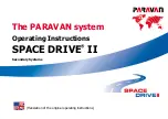 Paravan SPACE DRIVE II Operating Instructions Manual preview