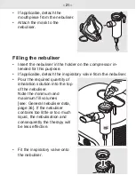 Предварительный просмотр 121 страницы Pari COMPACT2 Instructions For Use Manual