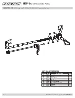 Предварительный просмотр 3 страницы Park Tool HBP-1 Instructions