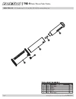 Предварительный просмотр 2 страницы Park Tool TNS-4 Instructions