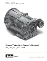 Parker 892 Series Owner'S Manual preview
