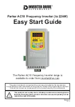 Parker AC10 series Easy Start Manual preview
