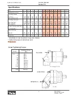 Preview for 3 page of Parker F11 series Service Manual