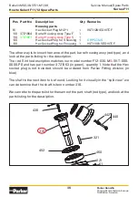 Preview for 36 page of Parker F11 series Service Spare Parts List