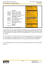 Preview for 38 page of Parker F11 series Service Spare Parts List